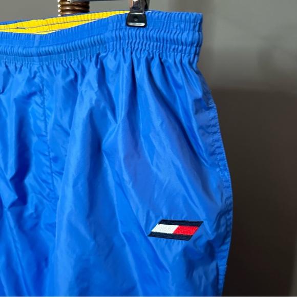 Vintage 1990’s Tommy Hilfiger Athletics Nylon Swish Pants Men's Medium - Picture 2 of 7